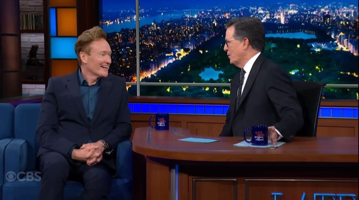 Conan O'Brien has advice for a censored presenter in the United States: cowardice