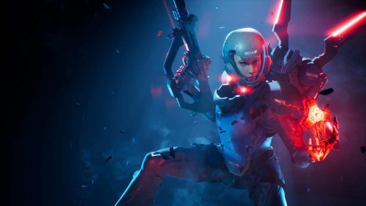 If you miss the heated action of Doom but always wanted it to have parkour, this shooter is made for you