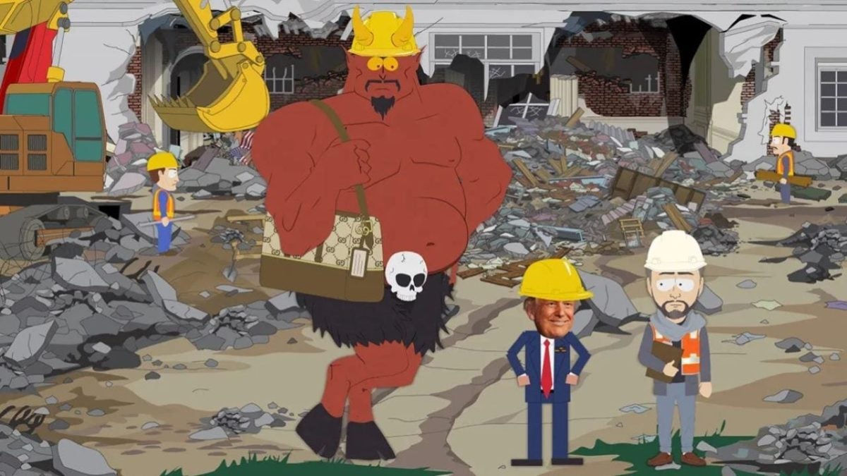 'South Park' is going to dare to talk about the demolition of the White House by Donald Trump… and Satan