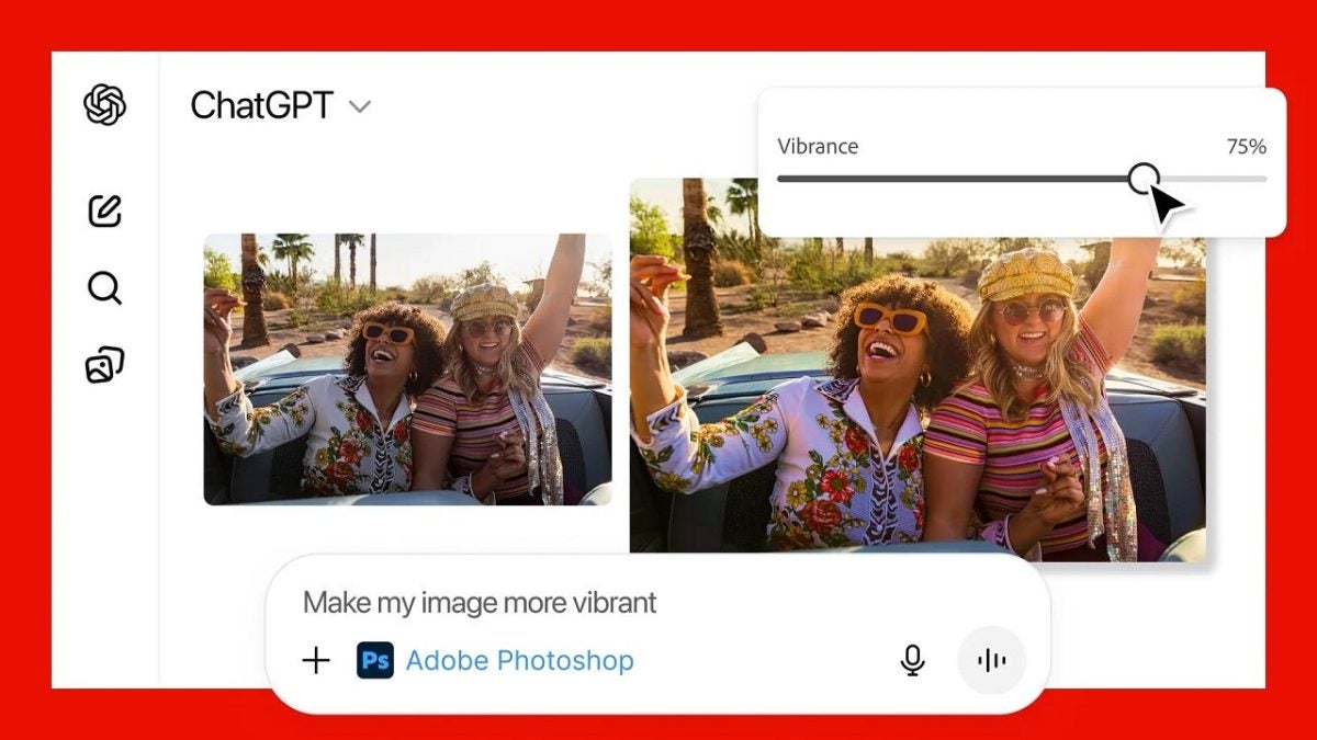 Adobe partners with ChatGPT to edit your photos for free.