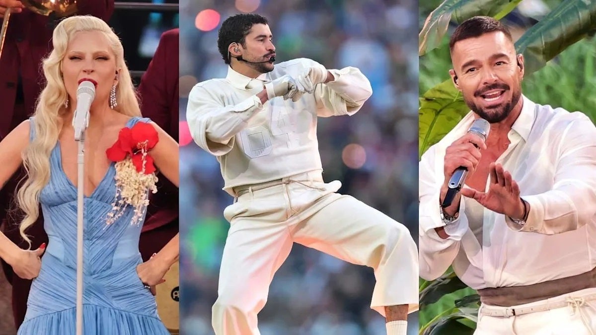 Lady Gaga and Ricky Martin thank Bad Bunny at the most-watched Super Bowl show in history
