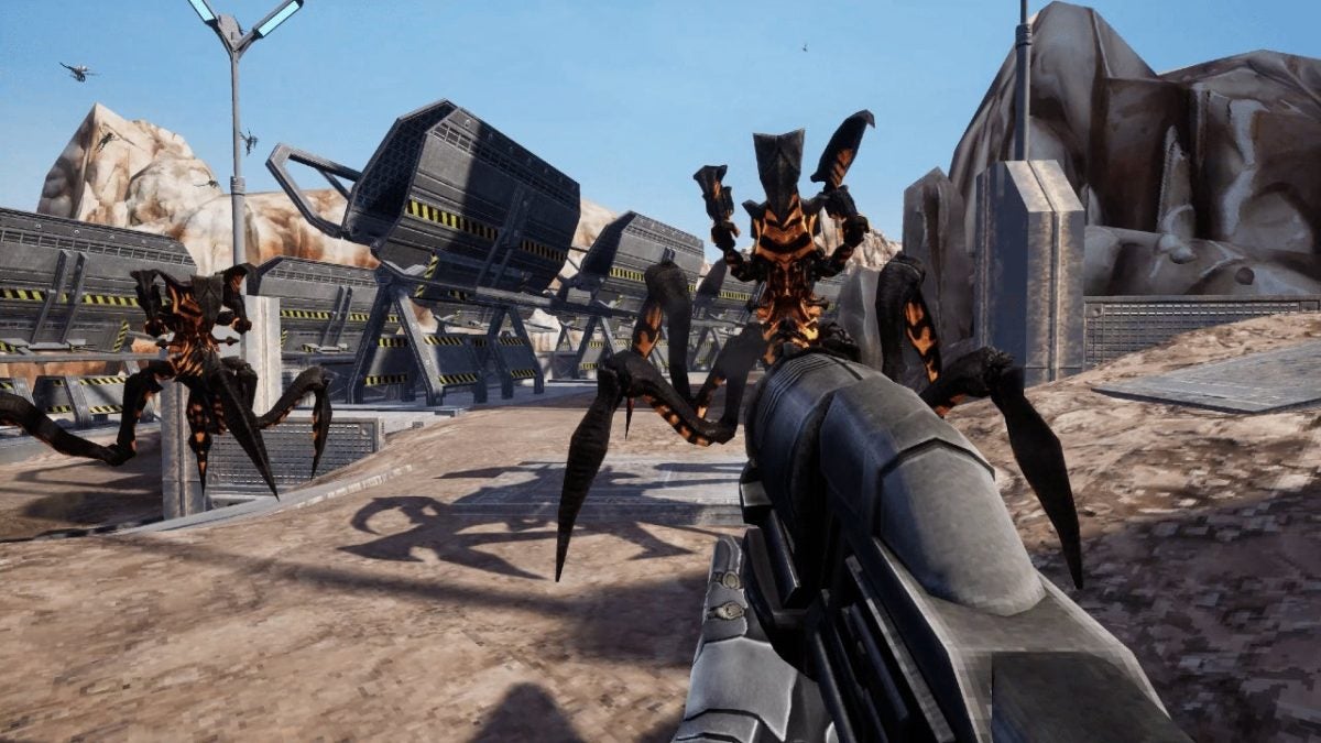 The new Starship Troopers shooter that lets you smash alien bugs… or your allies, if you're not careful