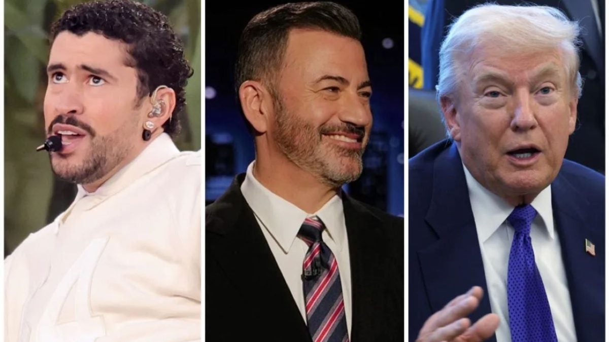 Jimmy Kimmel defends Bad Bunny against Donald Trump's insults
