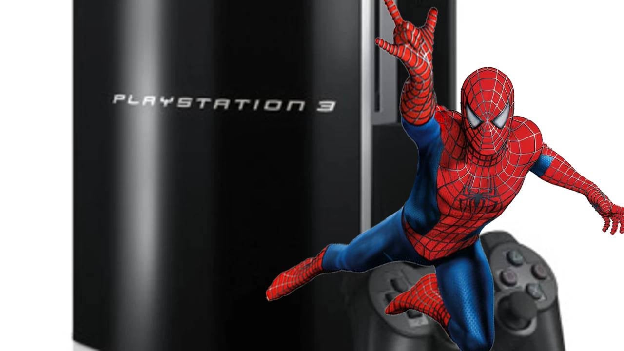 The PS3 and Spider-man are connected by something beyond fiction: their font
