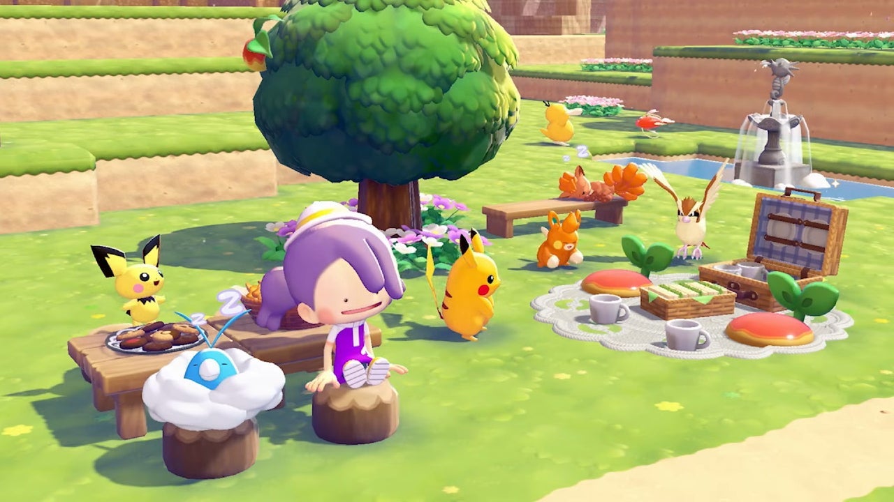 The new Pokémon game wants you to forget about Animal Crossing with its unique version of Minecraft