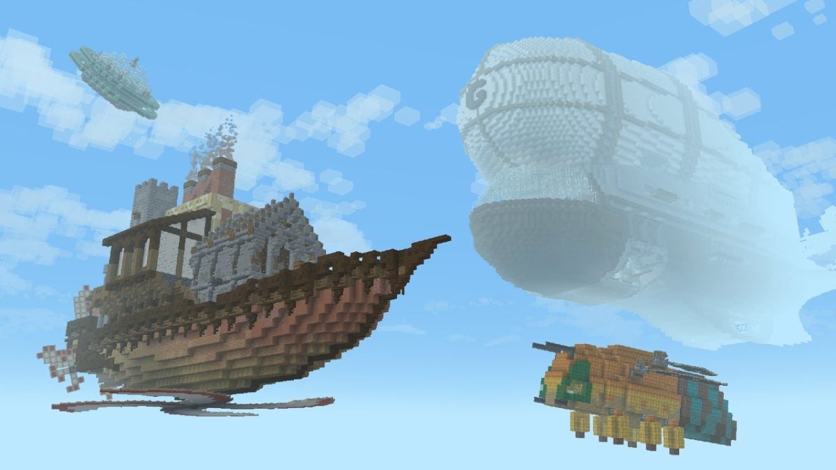 A new mod for Minecraft allows you to pilot all kinds of vehicles