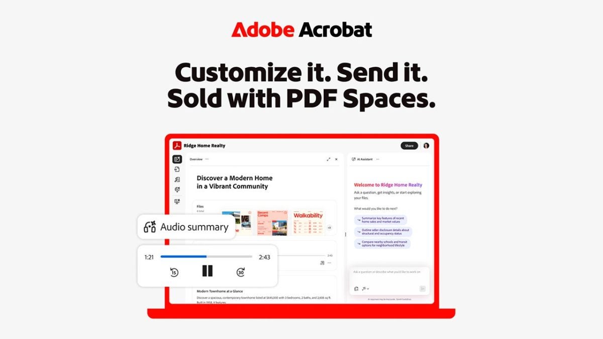 Adobe Acrobat’s AI Assistant and PDF Spaces Explained
