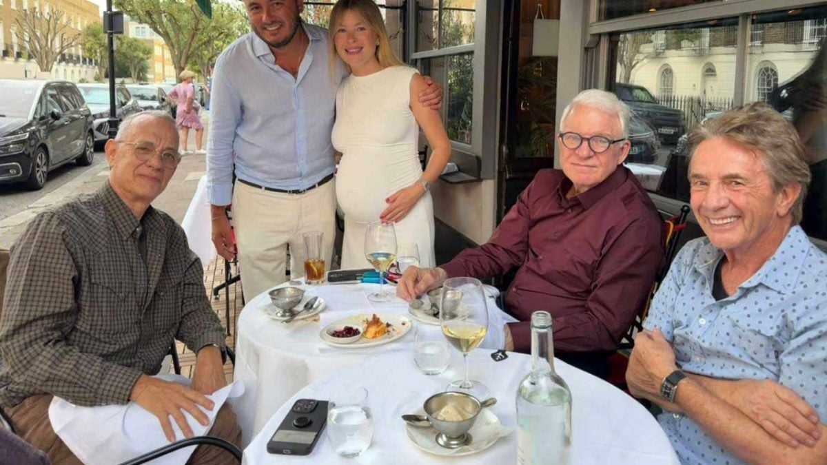 Tom Hanks, Steve Martin, and Martin Short have been in an impossible rivalry for years: "We compete to see who is the last to go to the bathroom"