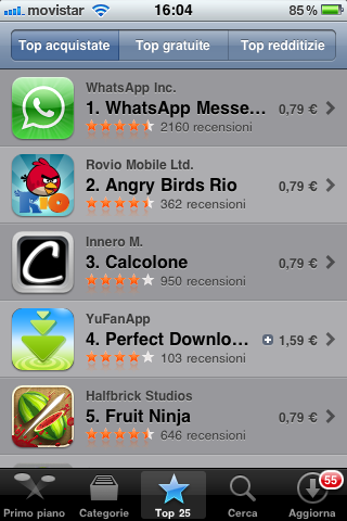 iPhone app store