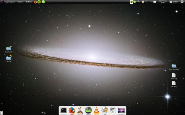 linux Il desktop Linux di Daniel