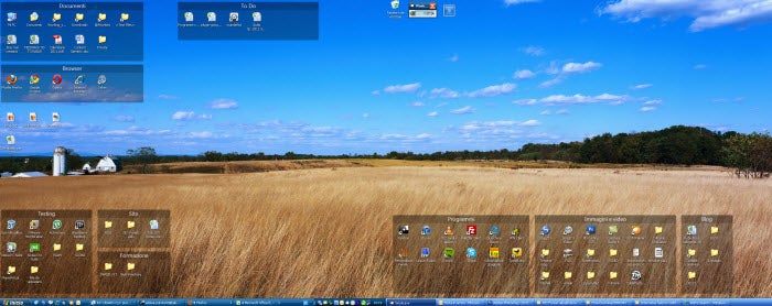 sebina Il desktop a doppio monitor di Sebina