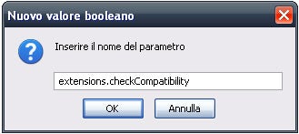 Nuovo booleano Firefox