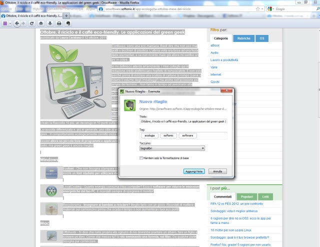 Evernote Web Clipper