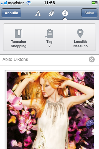 Usare Evernote per lo shopping