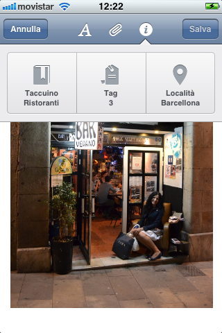 Geolocalizzazione delle note su Evernote