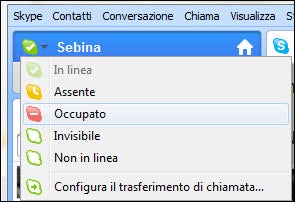 Gli status di Skype