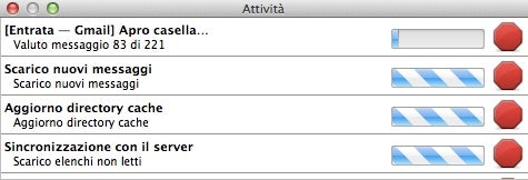 Finestra attività