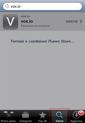 Cerca l'app che ti interessa