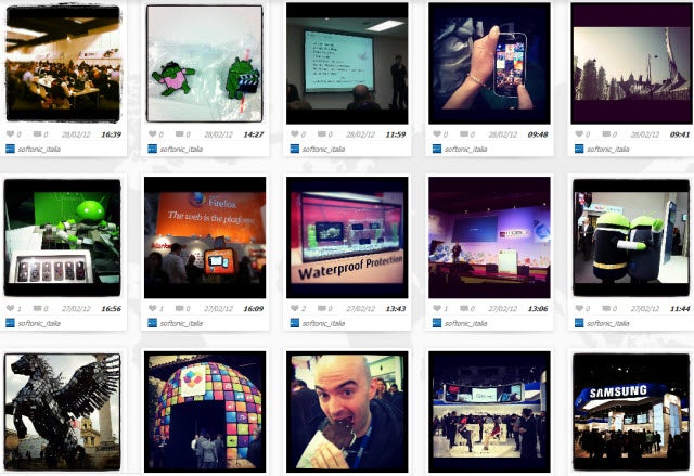 Le foto del MWC 2012 su Instagram