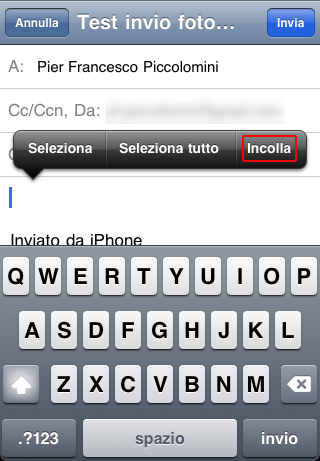 Incolla foto 1