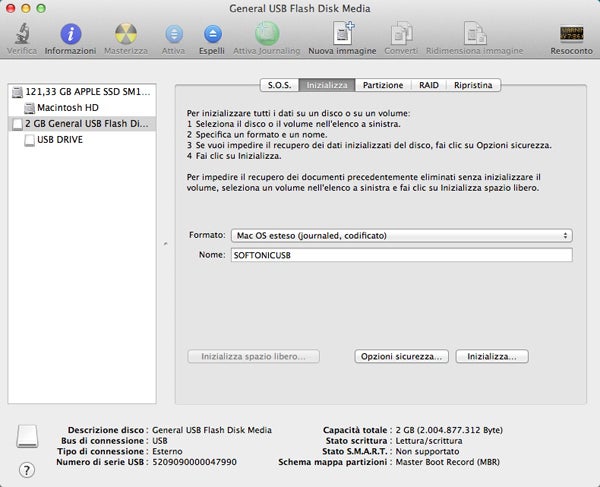 Seleziona il formato 2