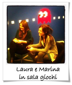 Laura e Marina mentre giocano