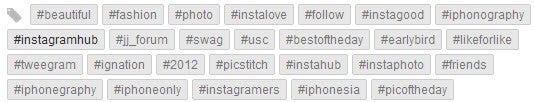 hashtag instagram
