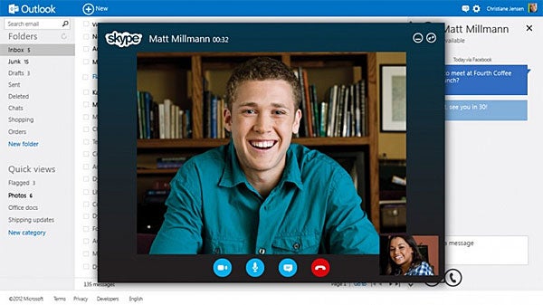 Skype dentro Outlook