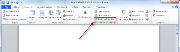 Numero pagina