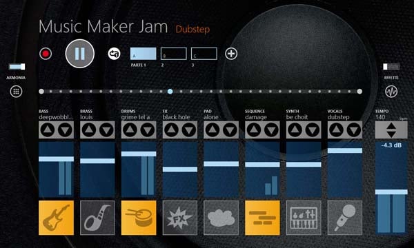Music Maker Jam per Windows 8
