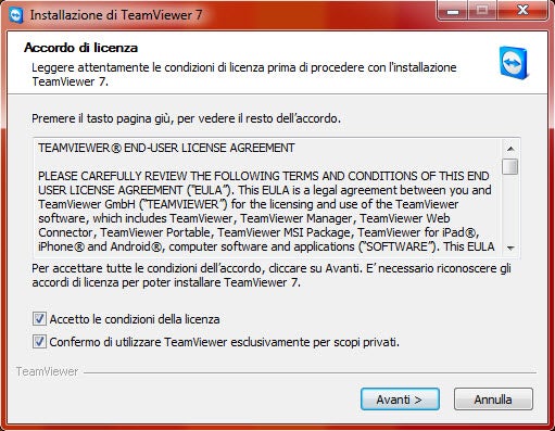 Accordo di licenza