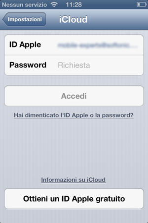 Login iCloud iPhone