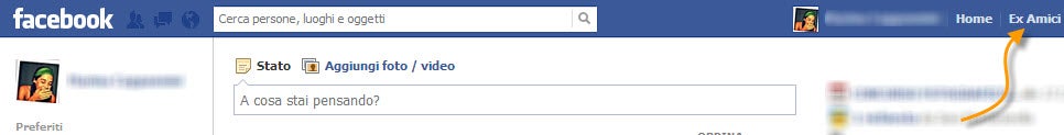 Come scoprire ex amici su Facebook