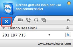 Chiudi Teamviewer