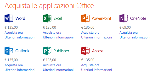 applicazioni office
