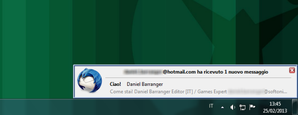 Ricevere notifiche Hotmail con un client di posta