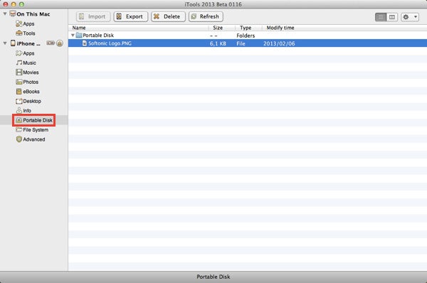 Cartella Portable Disk