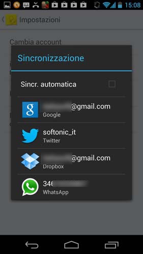 Keep - Sincronizzazione