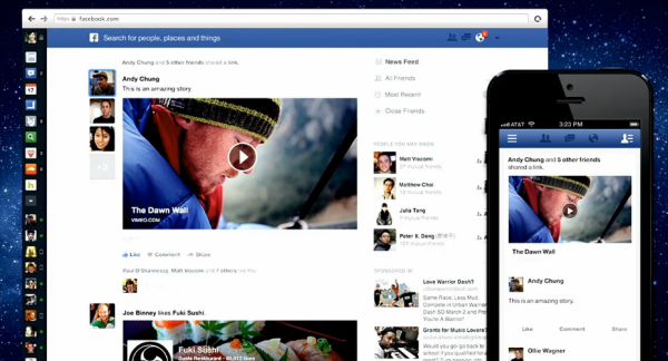 nuovo feed facebook