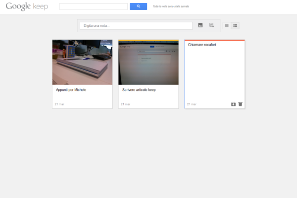google keep
