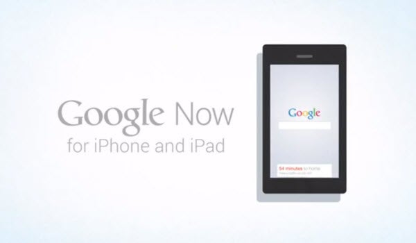 google now iphone ipad