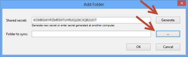02_BitTorrent_Sync_Windows_Add_Folder and Secret