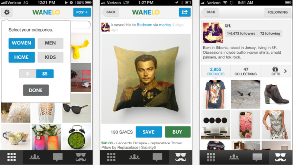 wanelo app