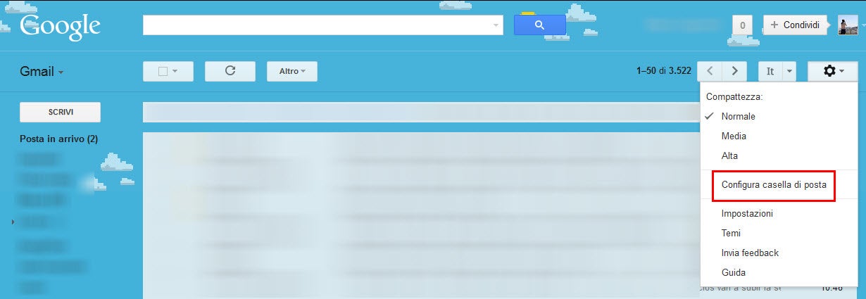 Primo screenshot nuovo gmail Primo screenshot nuovo gmail