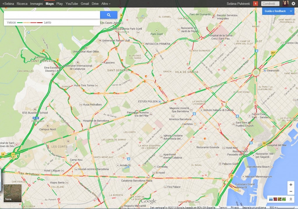 Traffico in tempo reale