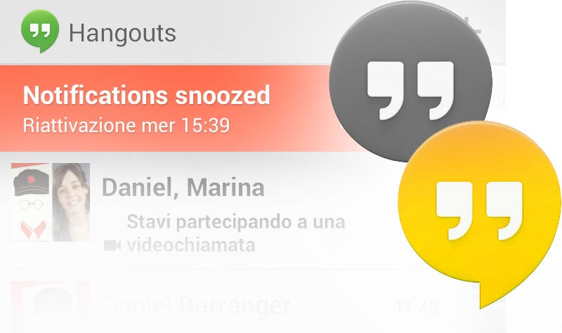Si può impostare lo status Offline su Google Hangouts?