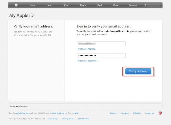 11 - Verifica ID Apple online