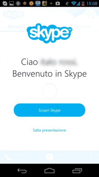 Account creato