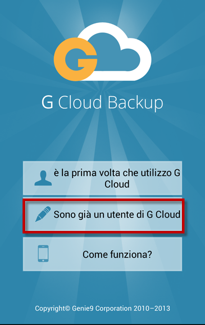 gcloud-account-registrato