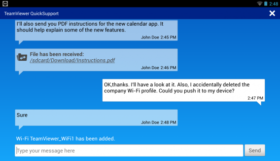 quicksupport android